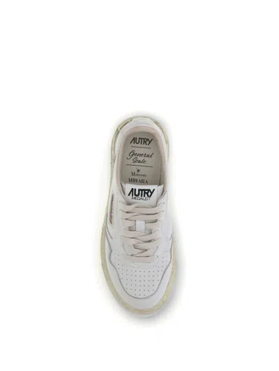 Autry X Mihara Yasuhiro Medalist Super Vintage Sneakers In White