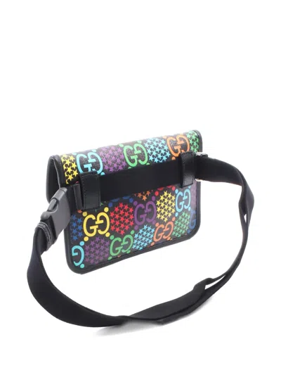 Pre-owned Gucci Gg Supreme Psychedelic Belt Bag In Multi