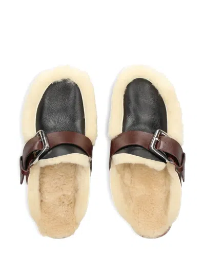 4ccccees Plia Amber Genuine Shearling Platform Clog In Black