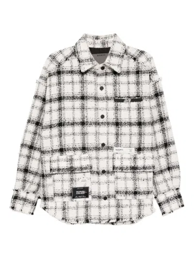 标贴衬衫式夹克