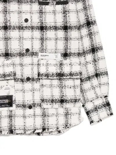 标贴衬衫式夹克