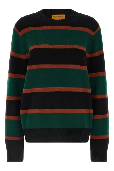 Guest In Residence Striped Crew-neck Sweater In Multi