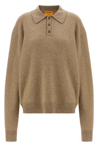 Guest In Residence Allday Cuffed Elbow Sweater In Neutral