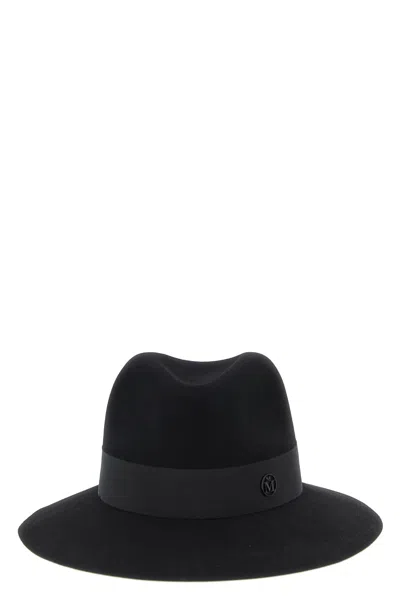 Maison Michel Henrietta Wool Fedora Hat In Black