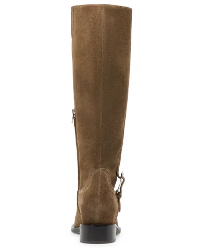 Dolce Vita Womens Kilian H2o Tall Knee High Buckle Riding Boots Regular Wide Calf In Animal Print