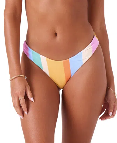 Roxy Juniors' Go My Way Reversible Cheeky Bikini Bottoms In Multi