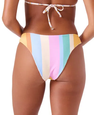 Roxy Juniors' Go My Way Reversible Cheeky Bikini Bottoms In Multi