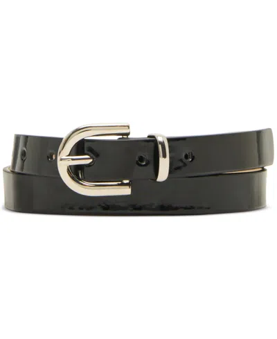 Steve Madden Faux-leather Belts, Set Of 3 In Multi