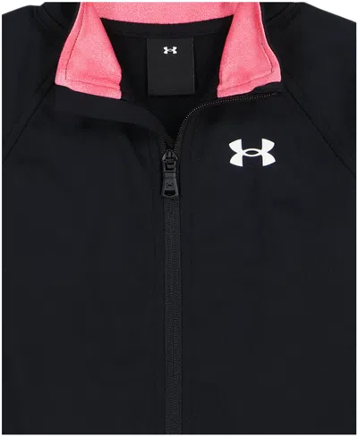 Under Armour Toddler And Little Girls 2-piece Rival Flutter Jacket And Leggings Set In Pink