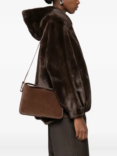 Aesther Ekme "soft Baguette" Crossbody Bag In Brown