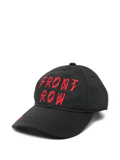 44 Label Group Front Row Cotton Gabardine Cap In Black