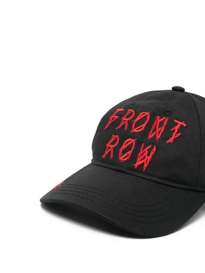 44 Label Group Front Row Cotton Gabardine Cap In Black