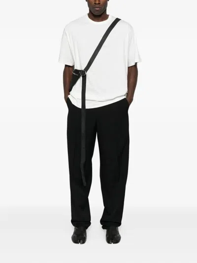 Yohji Yamamoto Short-sleeved T-shirt In White