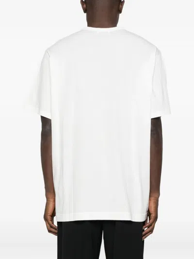 Yohji Yamamoto Short-sleeved T-shirt In White