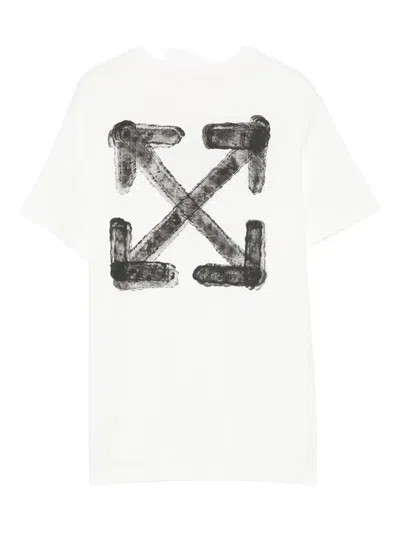 Off-white Arrow-print Tee In White