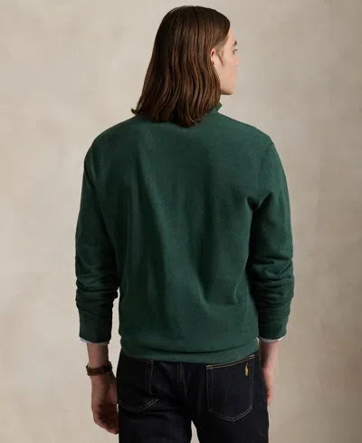 Polo Ralph Lauren Long Sleeve Quarter Zip Pullover In Green