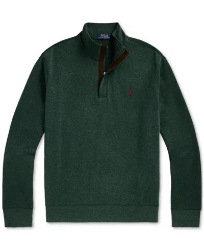 Polo Ralph Lauren Long Sleeve Quarter Zip Pullover In Green
