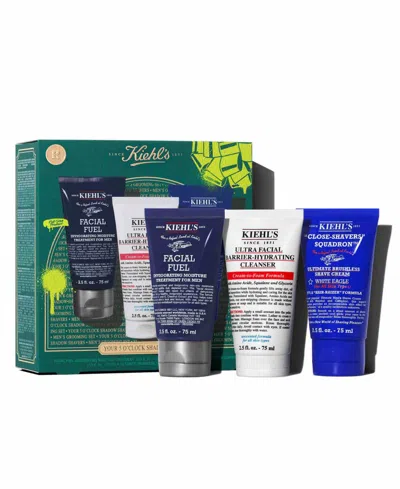 Kiehl's Since 1851 Men's 3-pc. Shave It Off & Take It Off Gift Shaving Set In Transparent