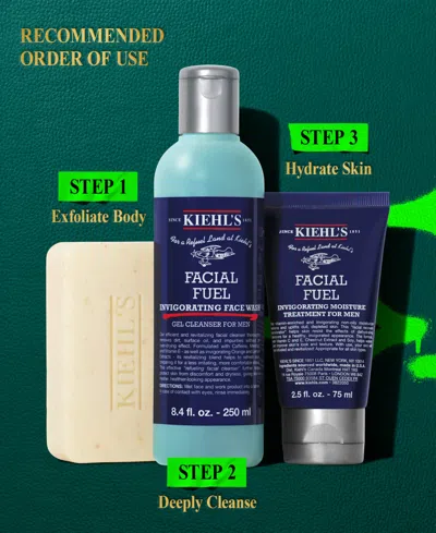 Kiehl's Since 1851 Kiehl's Men's Morning Reboot Set (worth £79) In Multi
