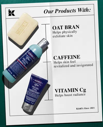 Kiehl's Since 1851 Kiehl's Men's Morning Reboot Set (worth £79) In Multi