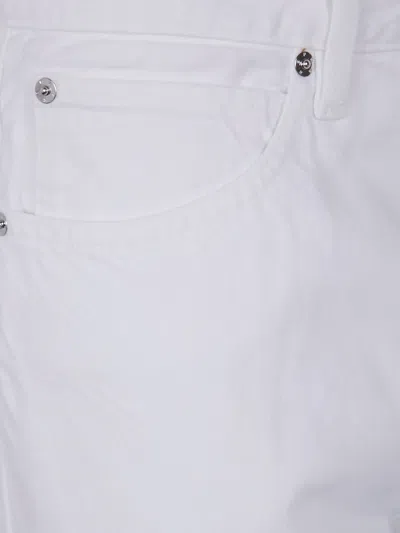 Frame Pressed-crease Jeans In White