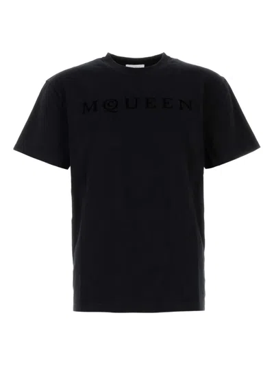 Alexander Mcqueen Alexander Mc Queen T Shirt With Logo In Black