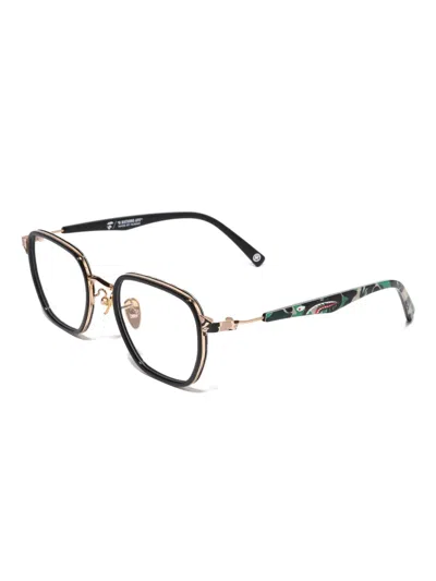 鲨鱼图案圆框眼镜