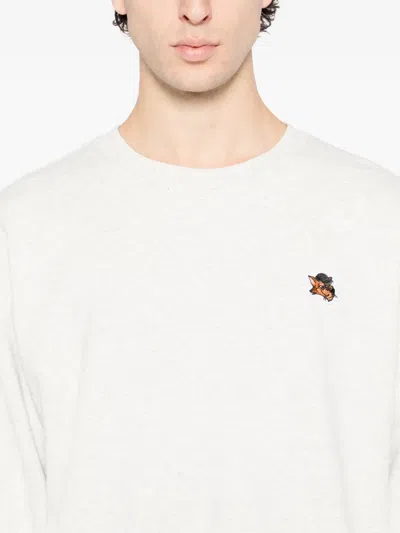 Izzue Logo-embroidered Sweatshirt In Gray