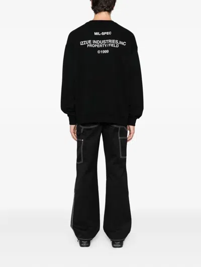 Izzue Logo-print Sweatshirt In Black
