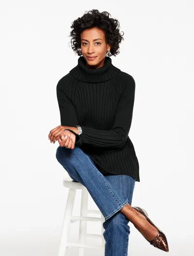 Talbots Plus Size - Turtleneck Sweater - Black - 2x  In Black