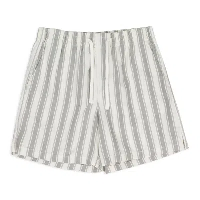 Aimé Leon Dore Striped-pattern Drawstring Shorts In Green