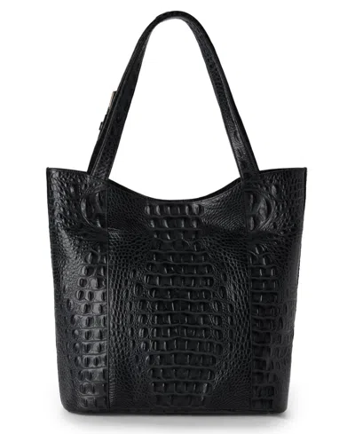 Brahmin Brayden Alden Road Large Tote Bag In Black