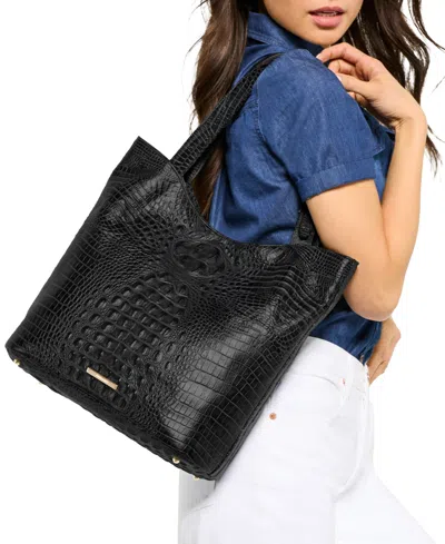 Brahmin Brayden Alden Road Large Tote Bag In Black