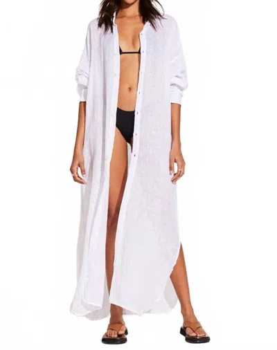 Vitamin A Women'sa Playa Kaftan In White In White