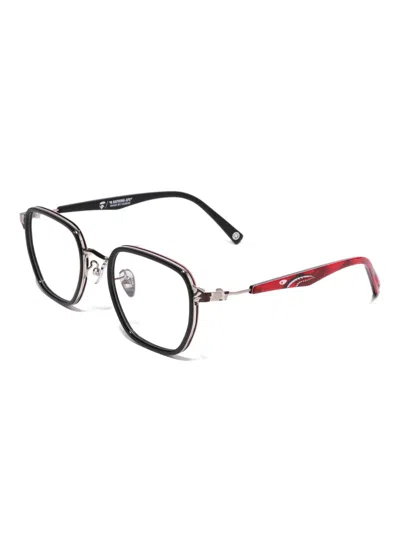 鲨鱼图案圆框眼镜