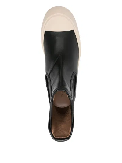 Marni Black Pablo Chelsea Boots In 00n99 Black