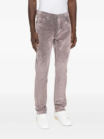 Purple Brand Patch-pocket Jeans In Brown