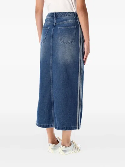 Adidas Originals Adidas Midi Skirt In Blue