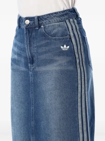Adidas Originals Adidas Midi Skirt In Blue