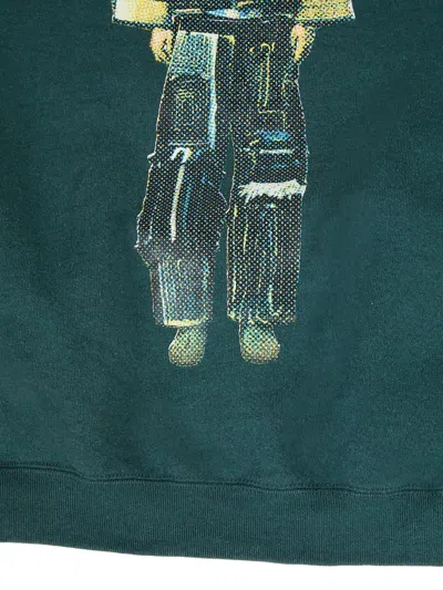 Drx Farmaxy For Ln-cc Graphic-print Crew-neck Sweatshirt In Green