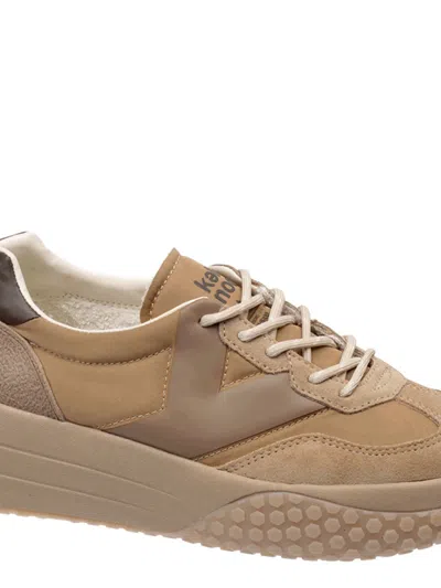 Keh-noo Keh Noo Taupe Nut Sneakers In Neutral