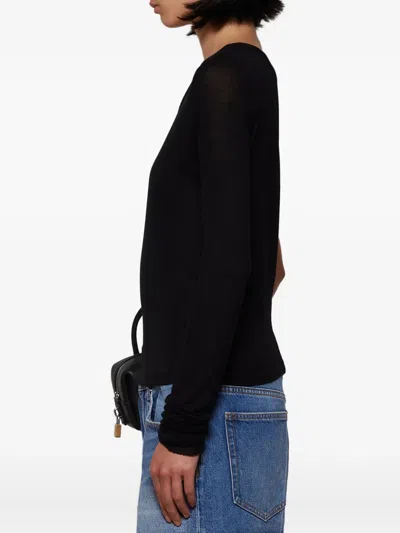 Rick Owens Black Concordians Ziggy T-shirt In Black