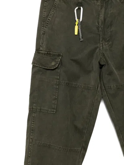 Izzue Cotton Cargo Pants In Green