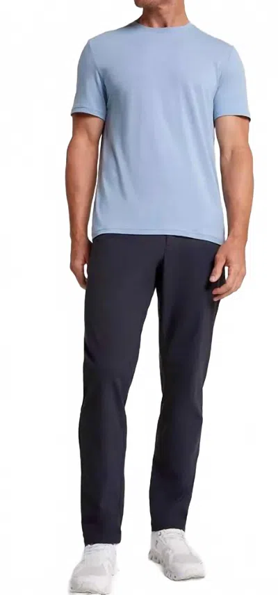 Vrst Men's Limitless Athletic Fit 5 Pocket Pants In Graphic Charcoal In Blue