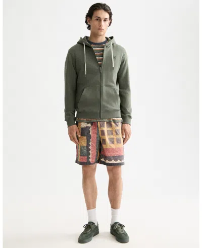 Scotch & Soda Men's Full Zip Hoodie In Green