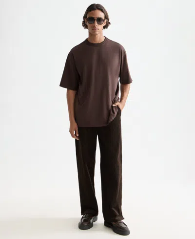 Scotch & Soda Men's Relaxed Fit Short Sleeve Three Crosses Crewneck T-shirt In Brown