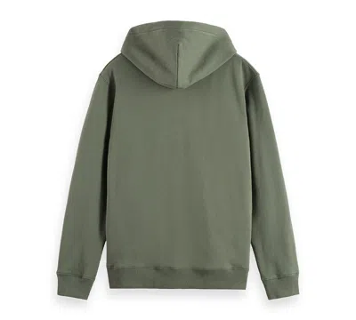Scotch & Soda Men's Full Zip Hoodie In Green