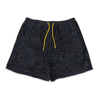 Aimé Leon Dore New Balance Printed Fleece Shorts In Black