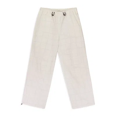 Aimé Leon Dore Off-white New Balance Windowpane Grid Pants In Gray