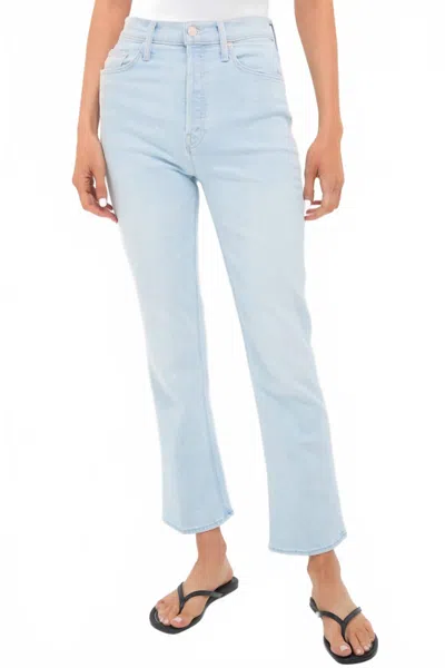 Mother The Tripper Ankle High-rise Jean In Ahead Of Its Time In Blue